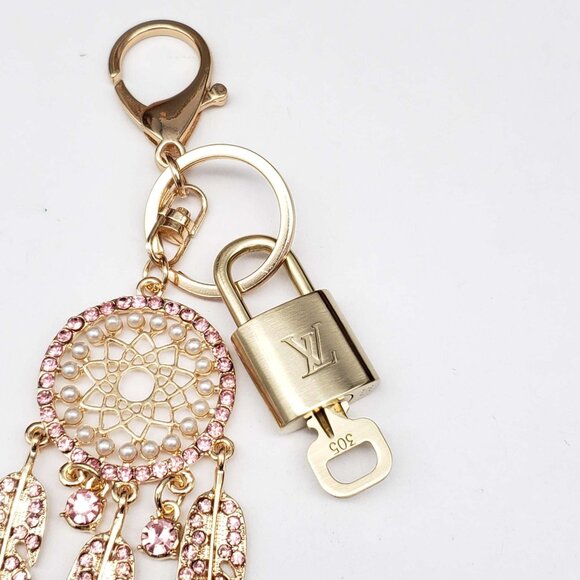 Authentic Louis Vuitton Lock & Key with unbranded Bagcharm, Keycharm, Keychain - Picture 4 of 7